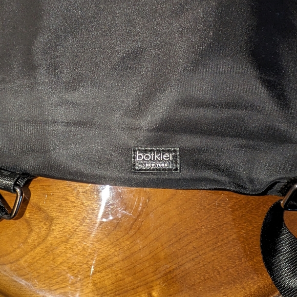 Mini Botkier Black Vinyl and Cloth Backpack in Great Condition - Picture 3 of 7
